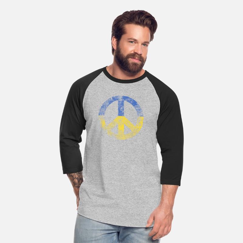 Ukrainian Flag Peace Sign