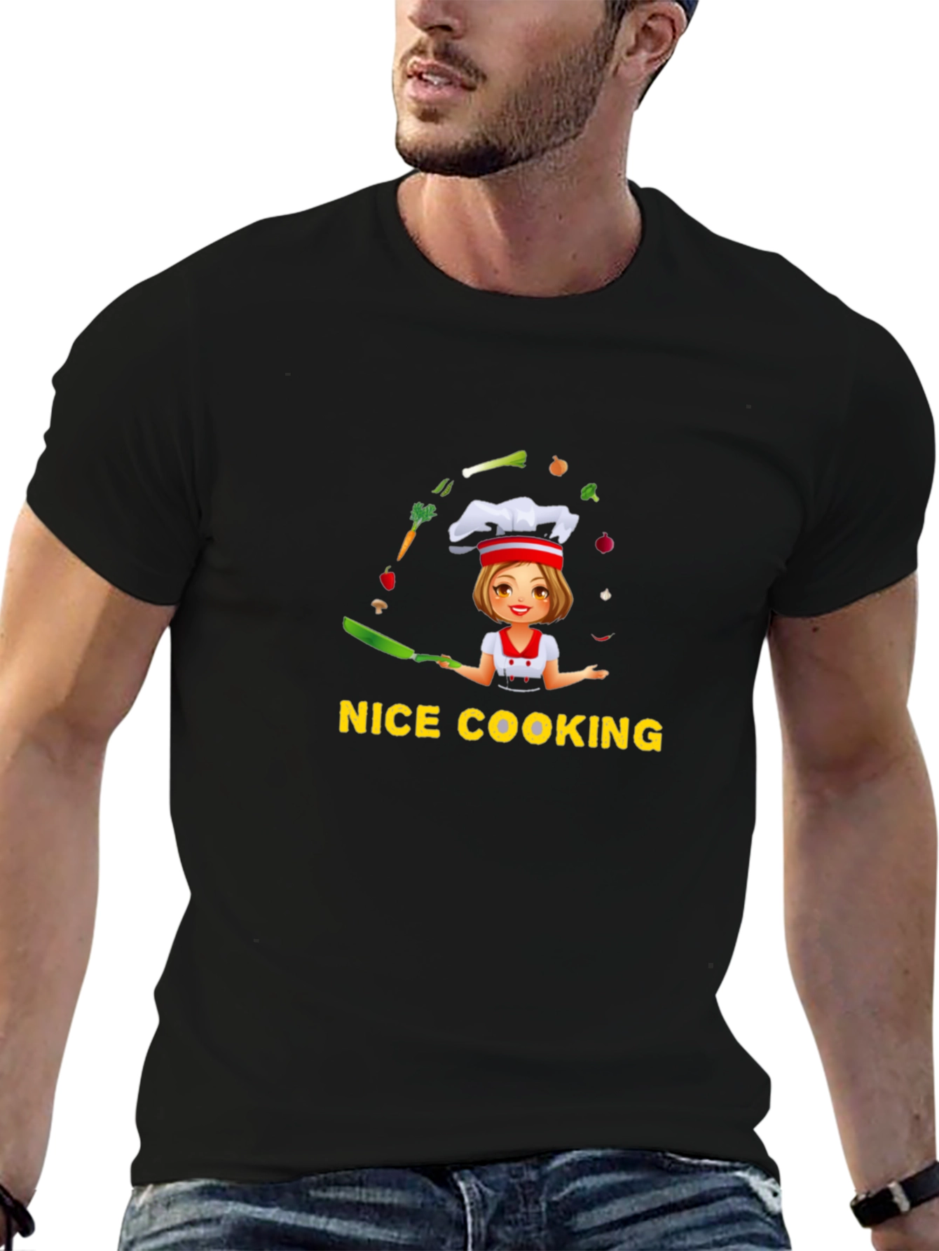 Funny Cooking T-Shirt - Chef Design