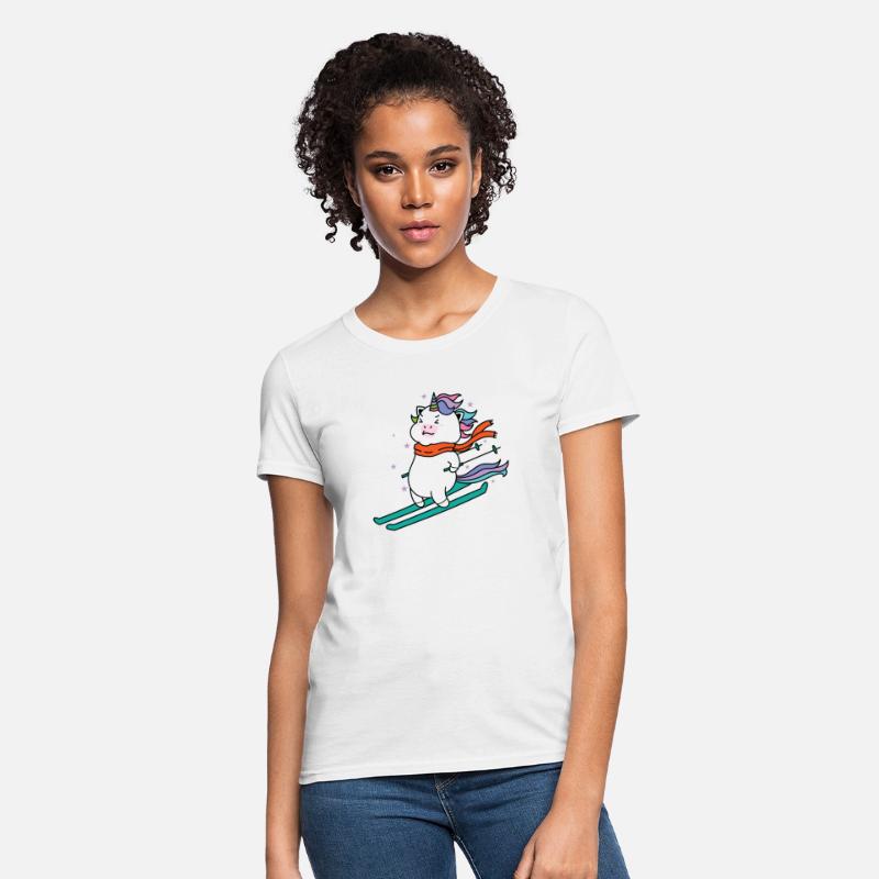 Unicorn Skiing Fable Creature Sport