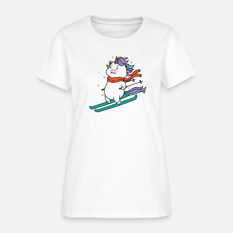 Unicorn Skiing Fable Creature Sport