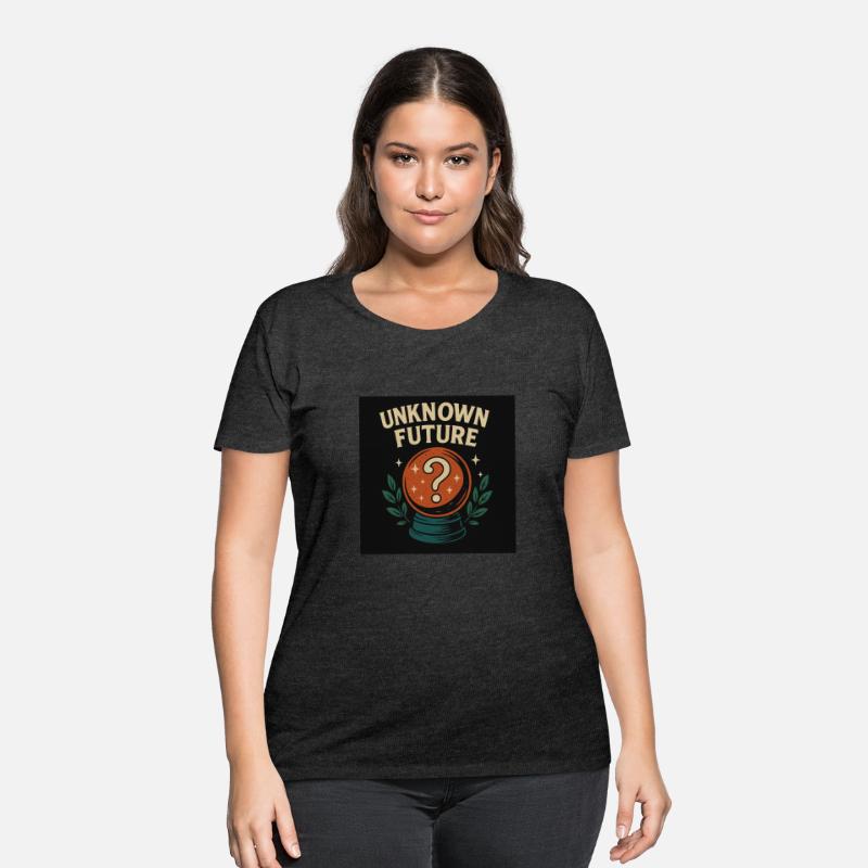 UNKNOWN FUTURE Retro Crystal Ball Graphic T-Shirt