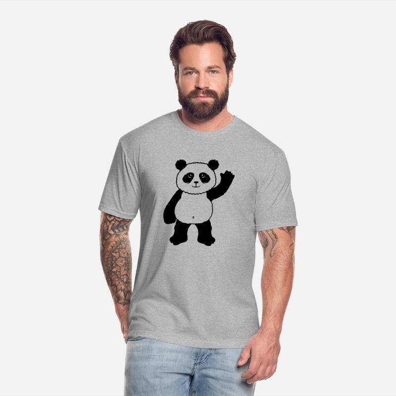 Upright Standing Panda Bear Waving Friendly