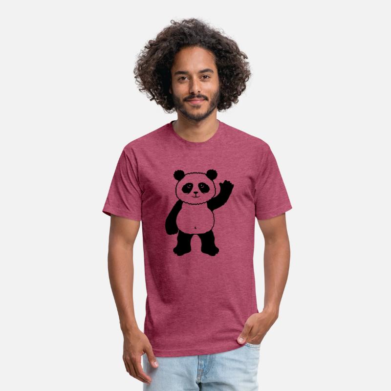 Upright Standing Panda Bear Waving Friendly