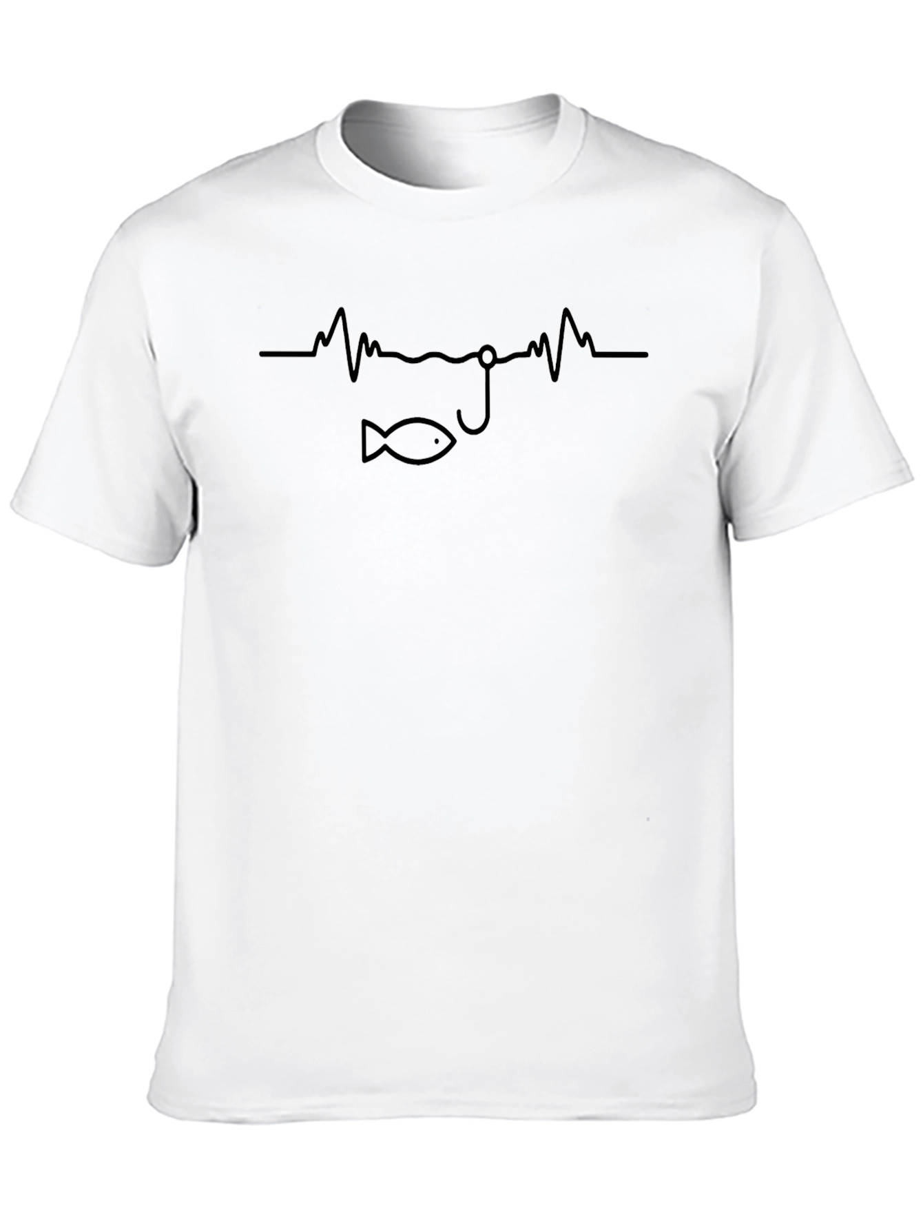 Fishing Heartbeat T-Shirt - Anglers Delight!