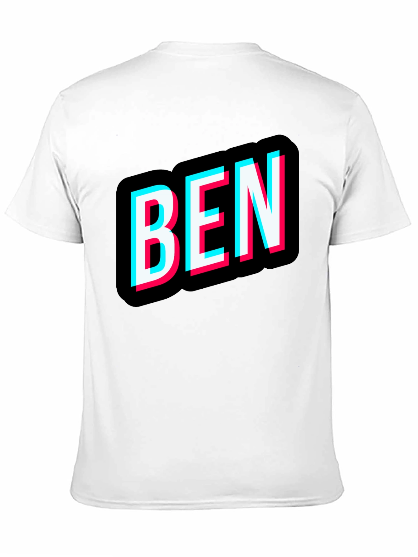 Mens Black BEN Graphic T-Shirt