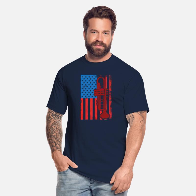 US Patriotic Trumpet Player