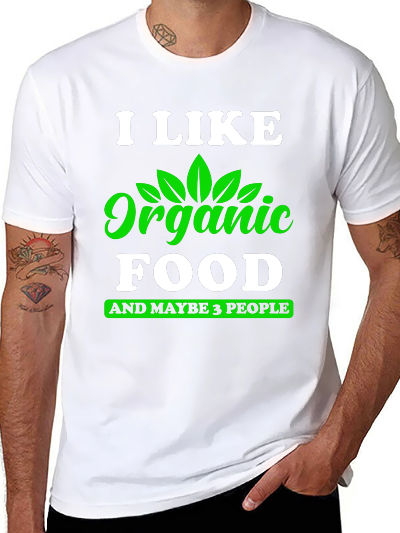 Organic Food Lover T-Shirt - Funny Vegan Tee