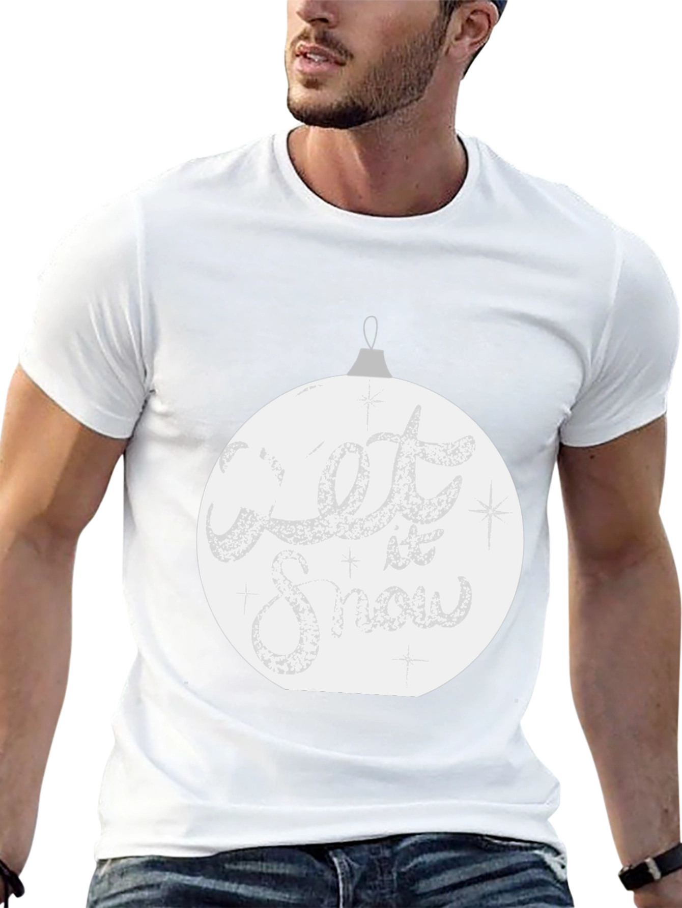 Let it Snow Christmas Ornament T-Shirt