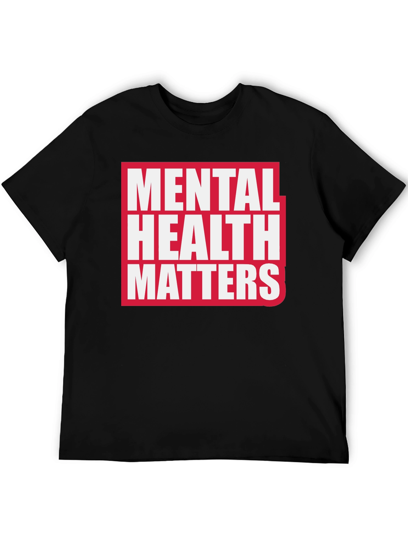 Mental Health Matters Graphic Tee - Black