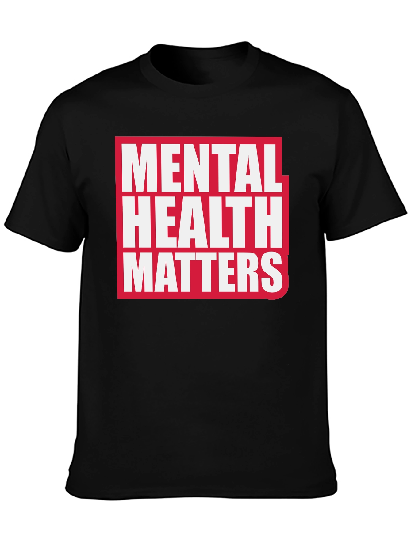 Mental Health Matters Graphic Tee - Black