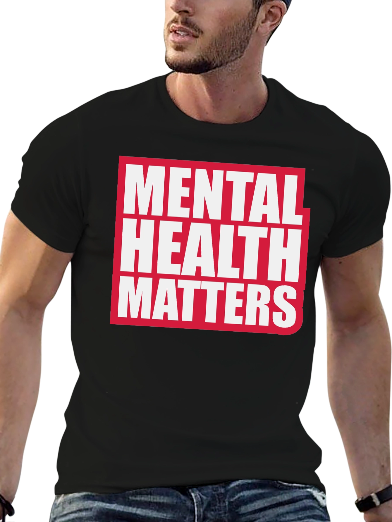 Mental Health Matters Graphic Tee - Black