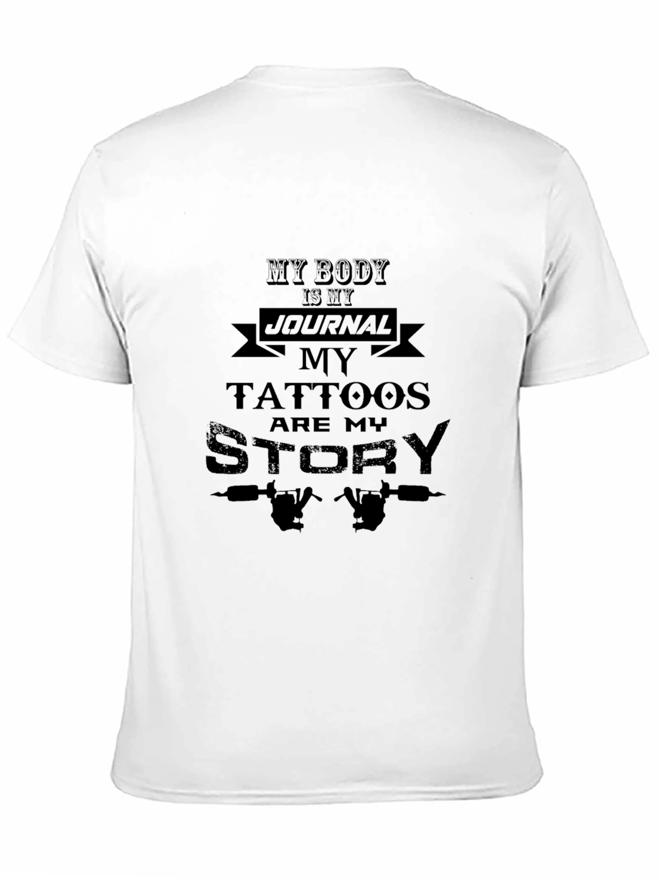 Tattoo Artist Black T-Shirt: My Body is My Journal