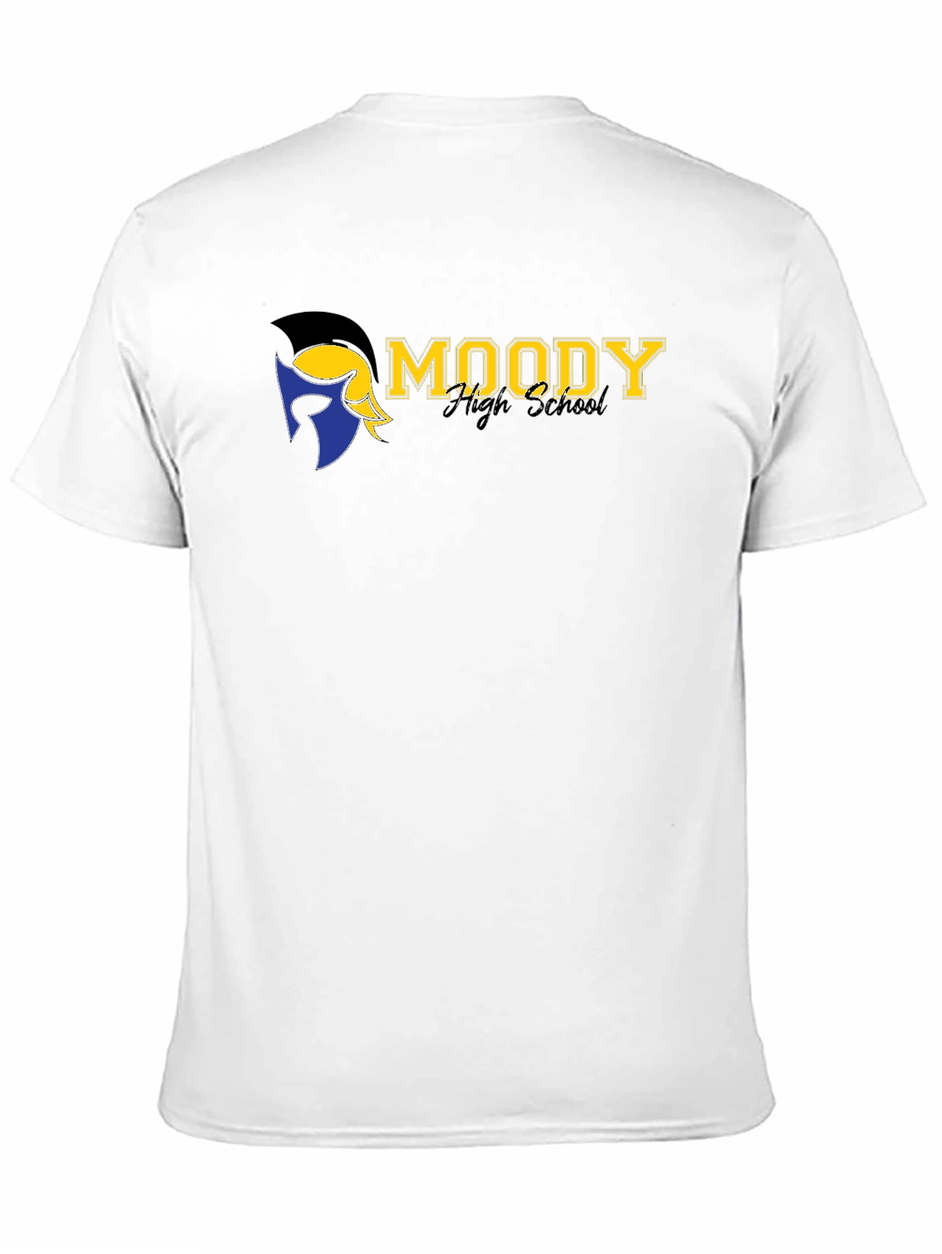Moody High School Spartans Black T-Shirt