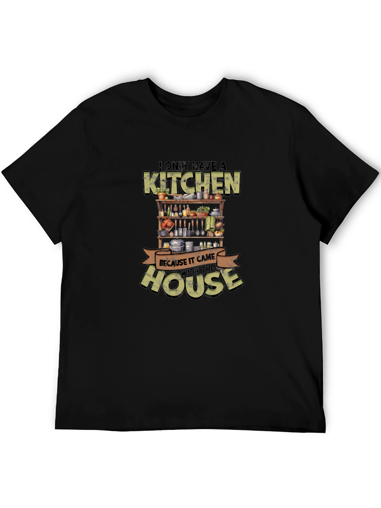 Funny Kitchen With the House Graphic T-Shirt