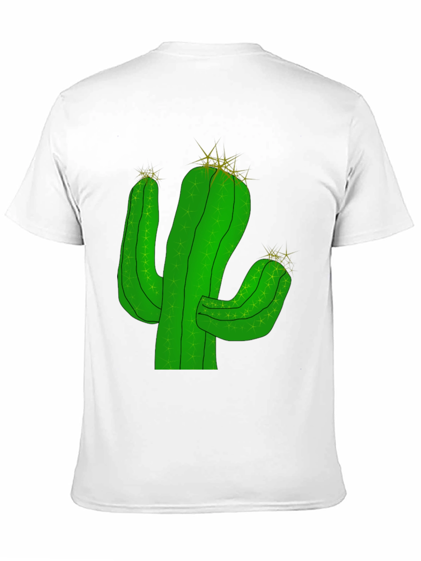Cactus Graphic Tee - Desert Style Black T-Shirt