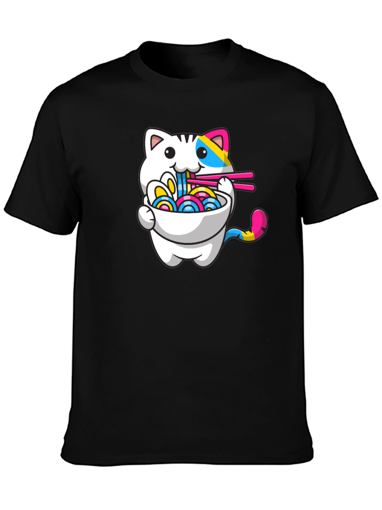 Ramen Cat T-Shirt - Unique Graphic Tee