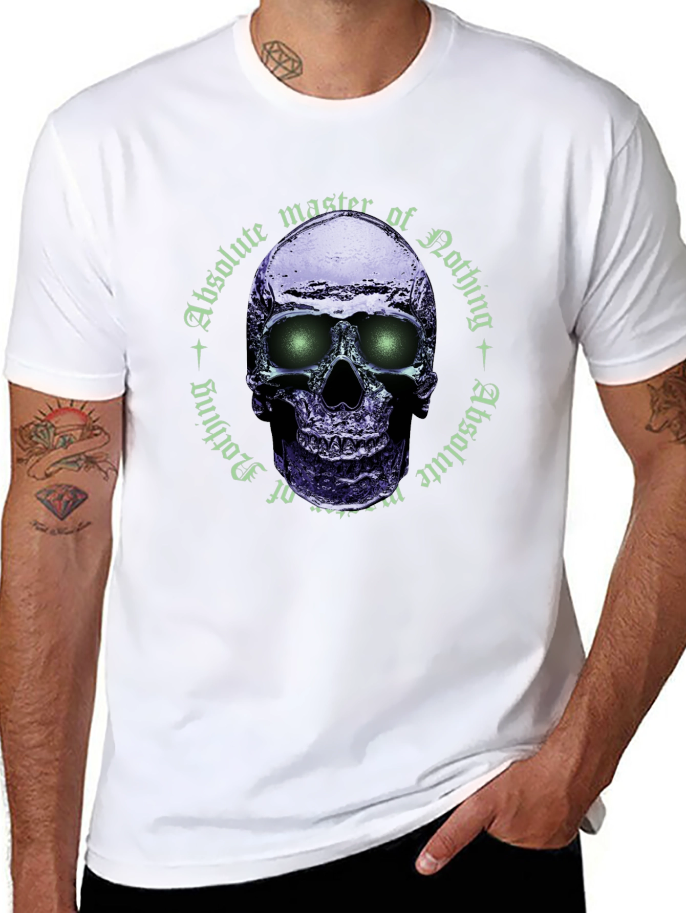 Absolute Master of Nothing Skull Graphic Tee