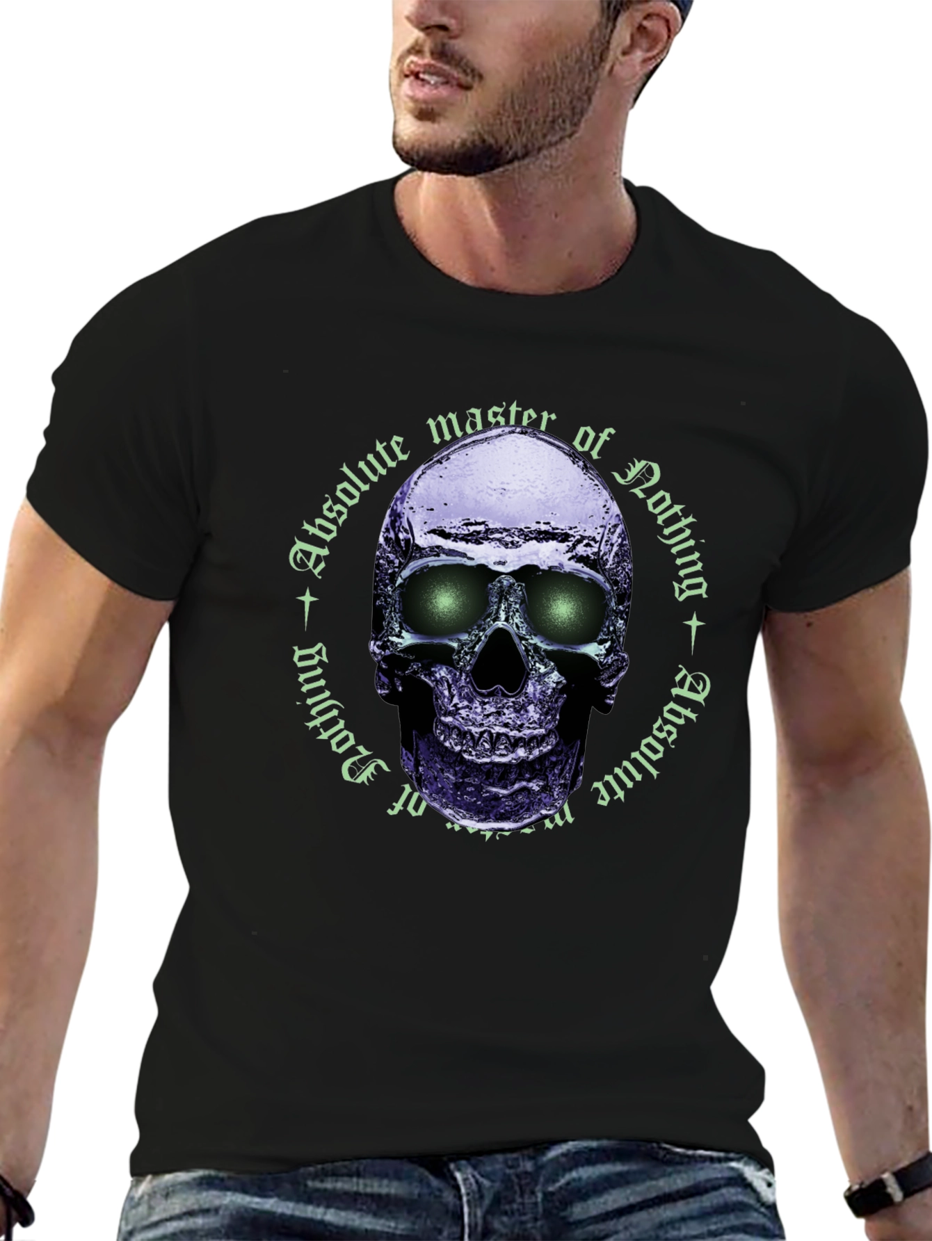 Absolute Master of Nothing Skull Graphic Tee