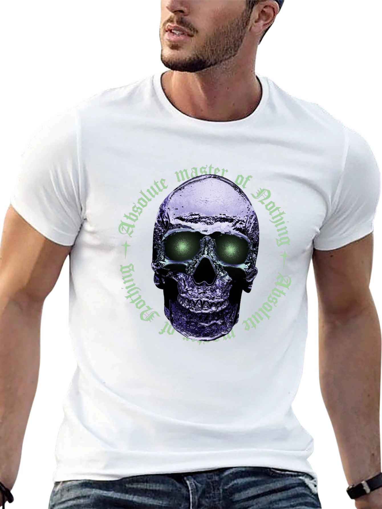 Absolute Master of Nothing Skull Graphic Tee