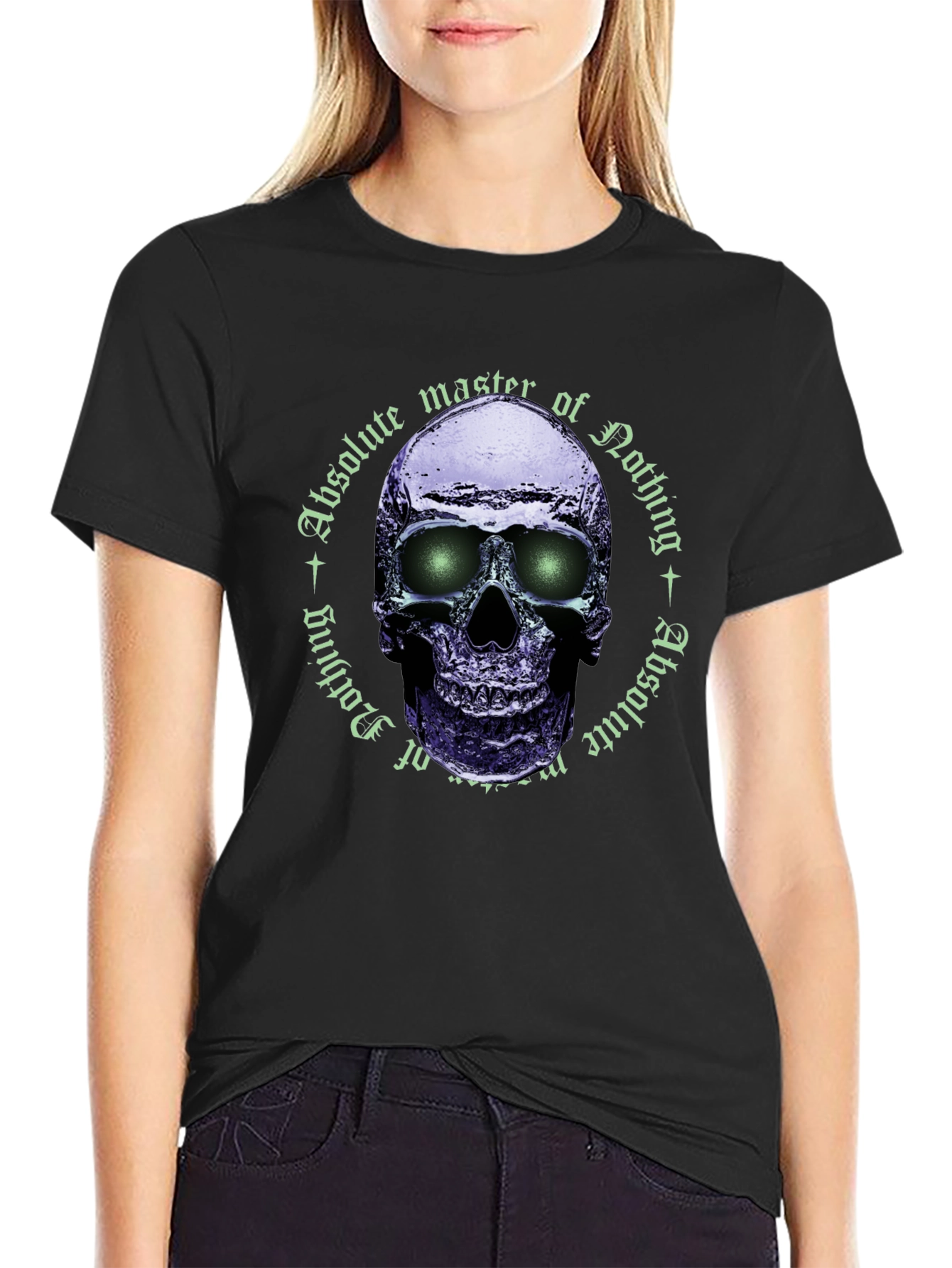 Absolute Master of Nothing Skull Graphic Tee