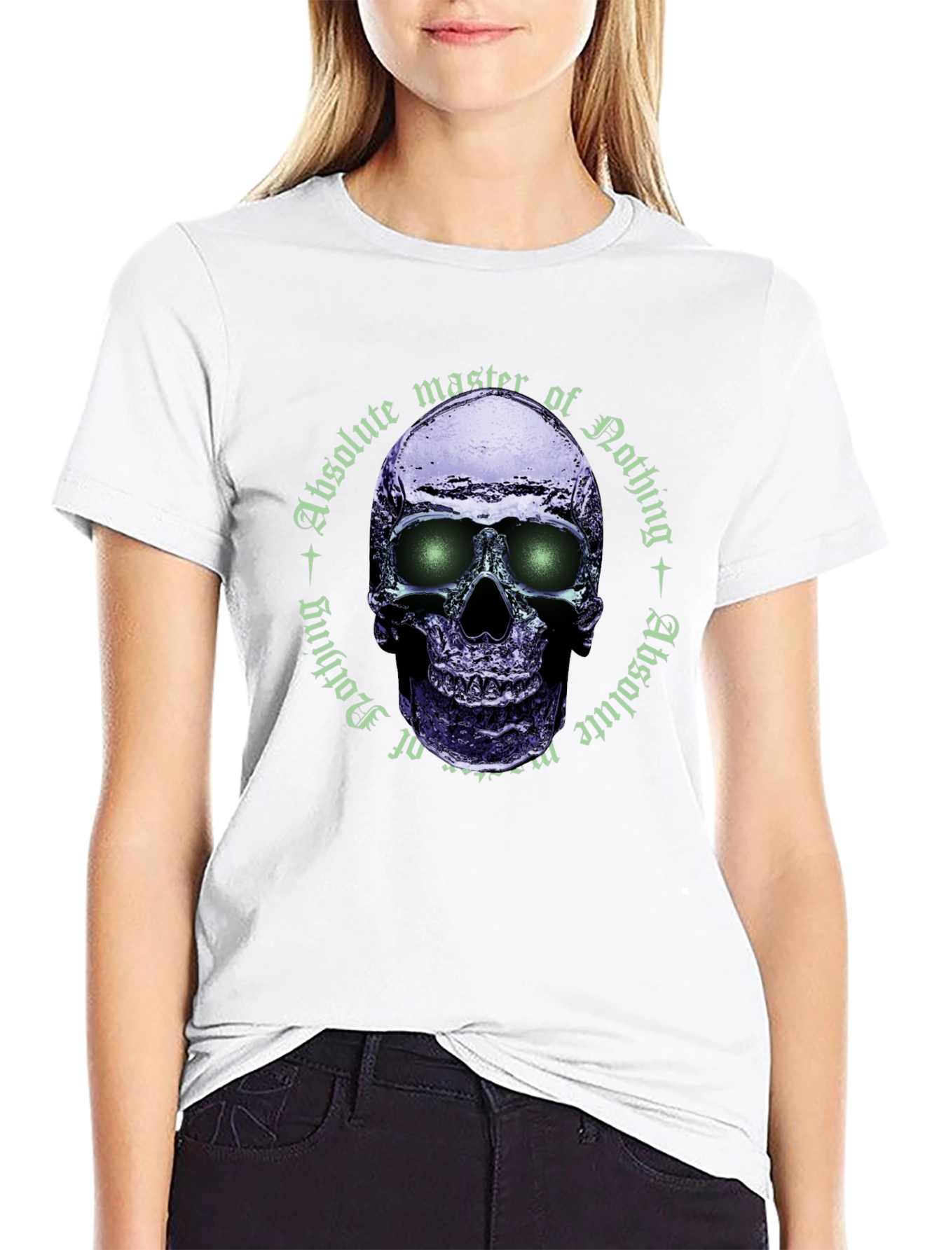 Absolute Master of Nothing Skull Graphic Tee