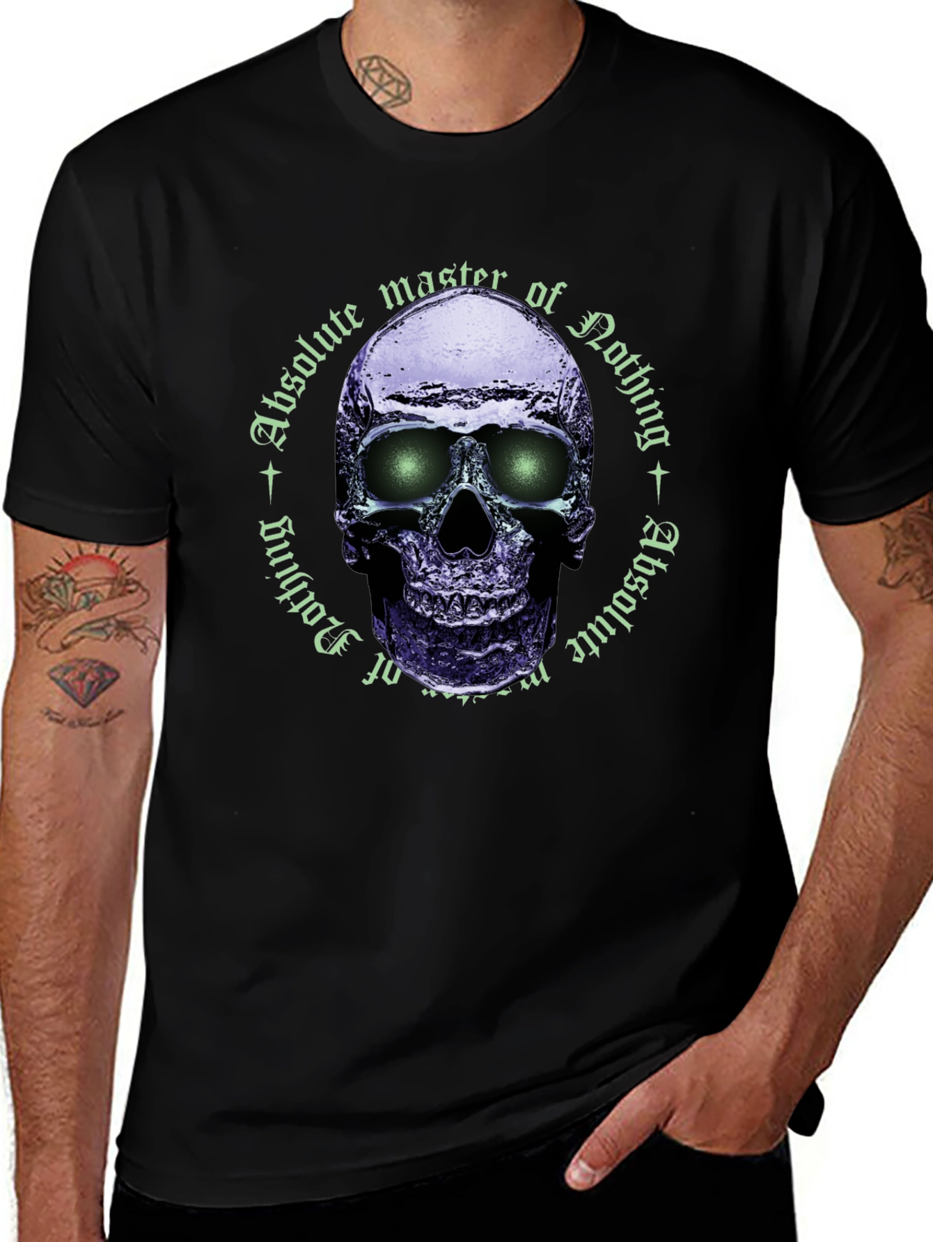 Absolute Master of Nothing Skull Graphic Tee