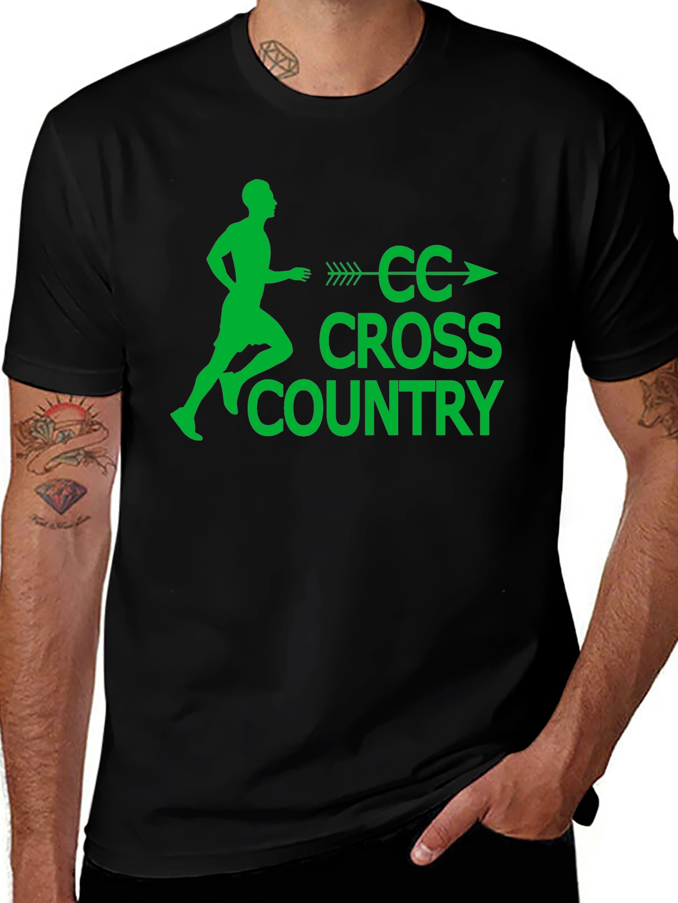 Cross Country Runner Graphic T-Shirt