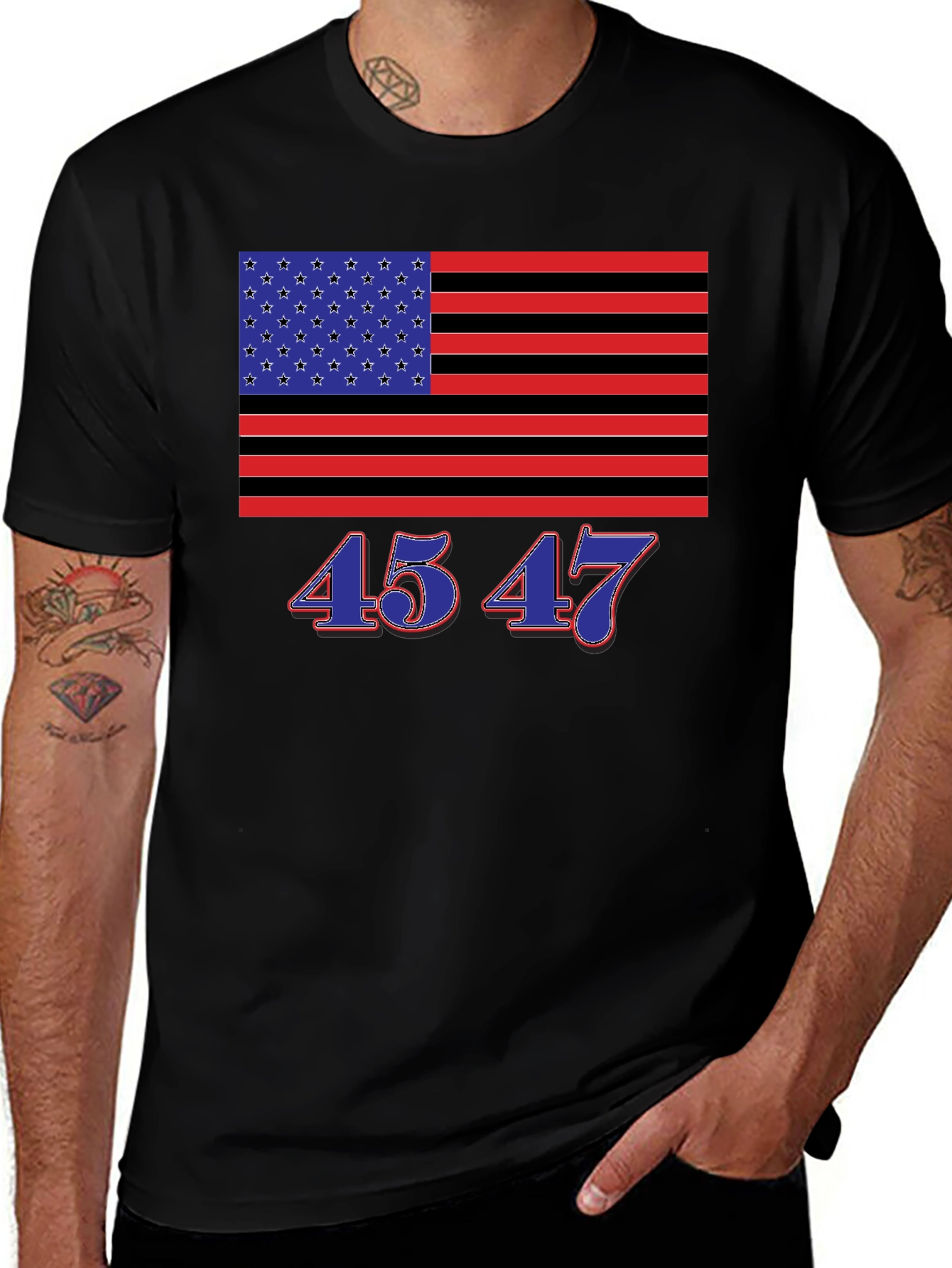 Patriotic 45 47 Graphic Tee