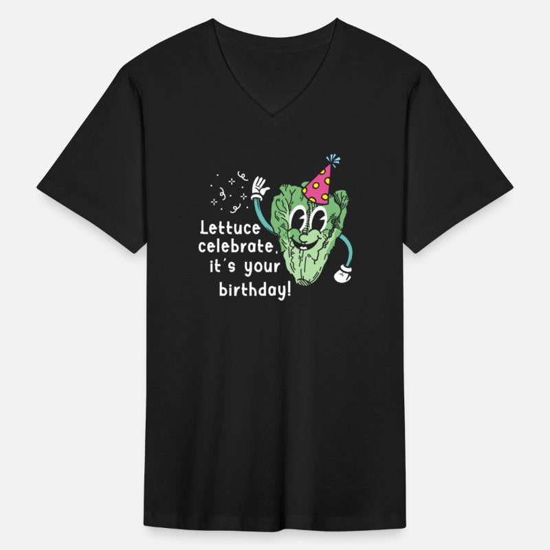 Vegan Lettuce Birthday Greeting Natal Day