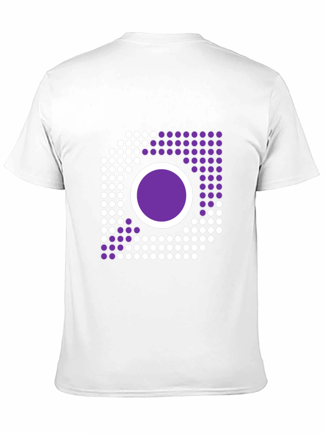 Abstract Circle Graphic Black T-Shirt