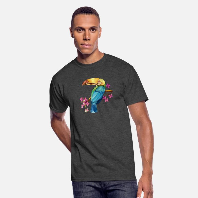 Vibrant Tropical Parrot Illustration