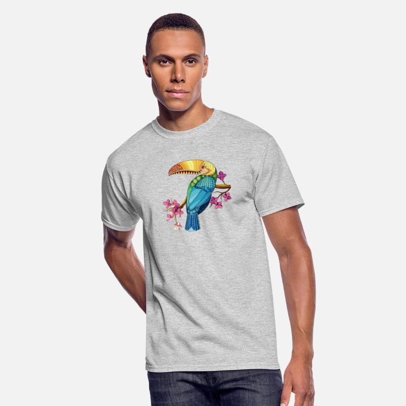 Vibrant Tropical Parrot Illustration