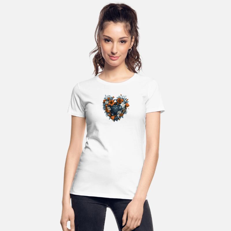 Vintage Heart Lock Floral Embellishment