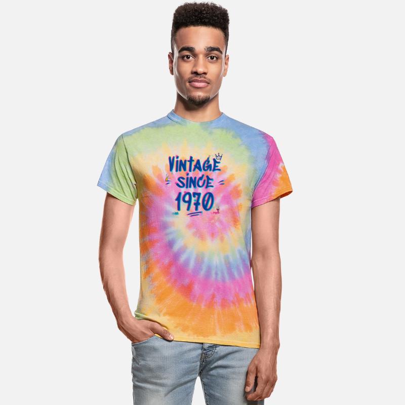 Vintage Since 1970 Graffiti Glitch Retro Hip-Hop