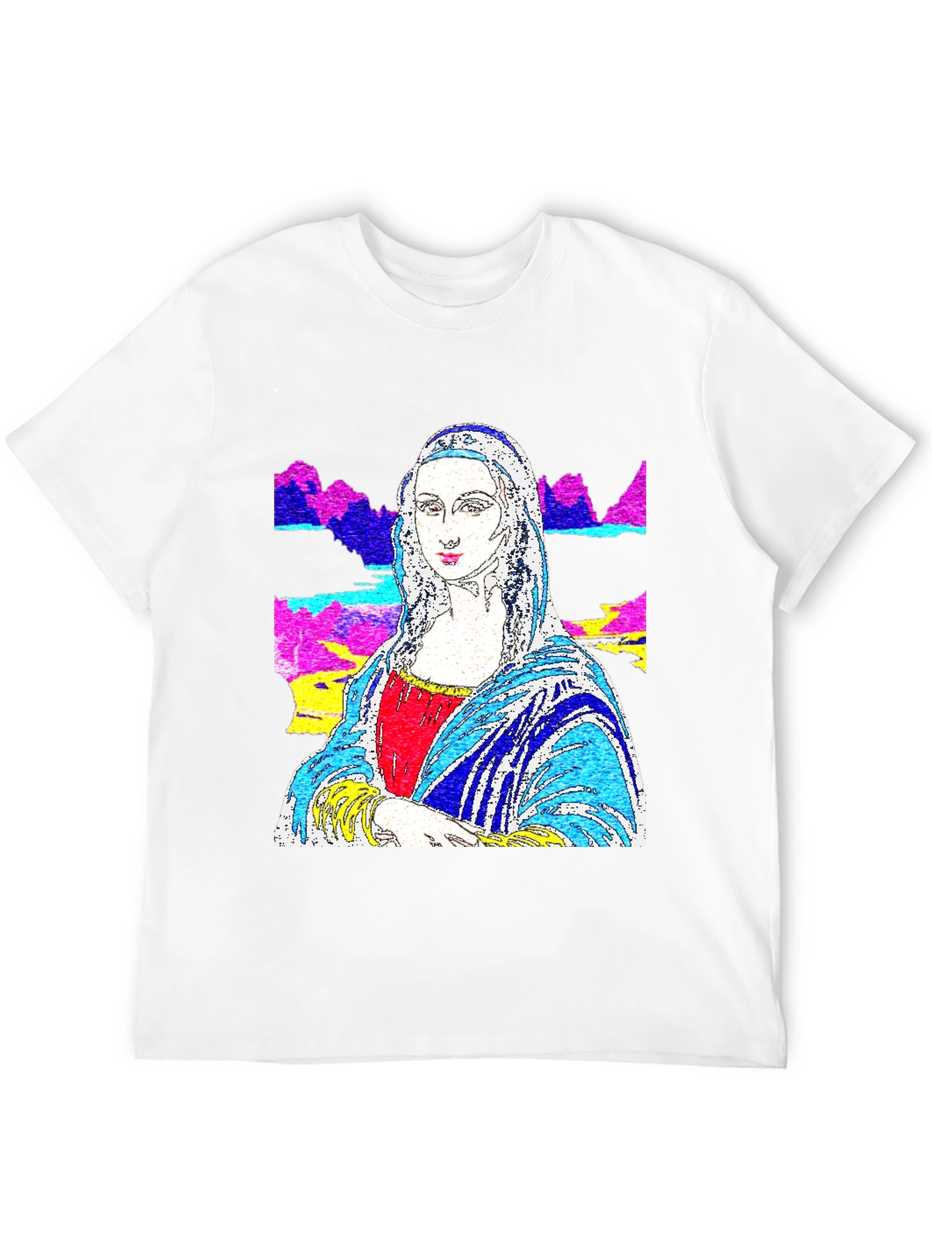 Mona Lisa Pop Art Graphic Tee