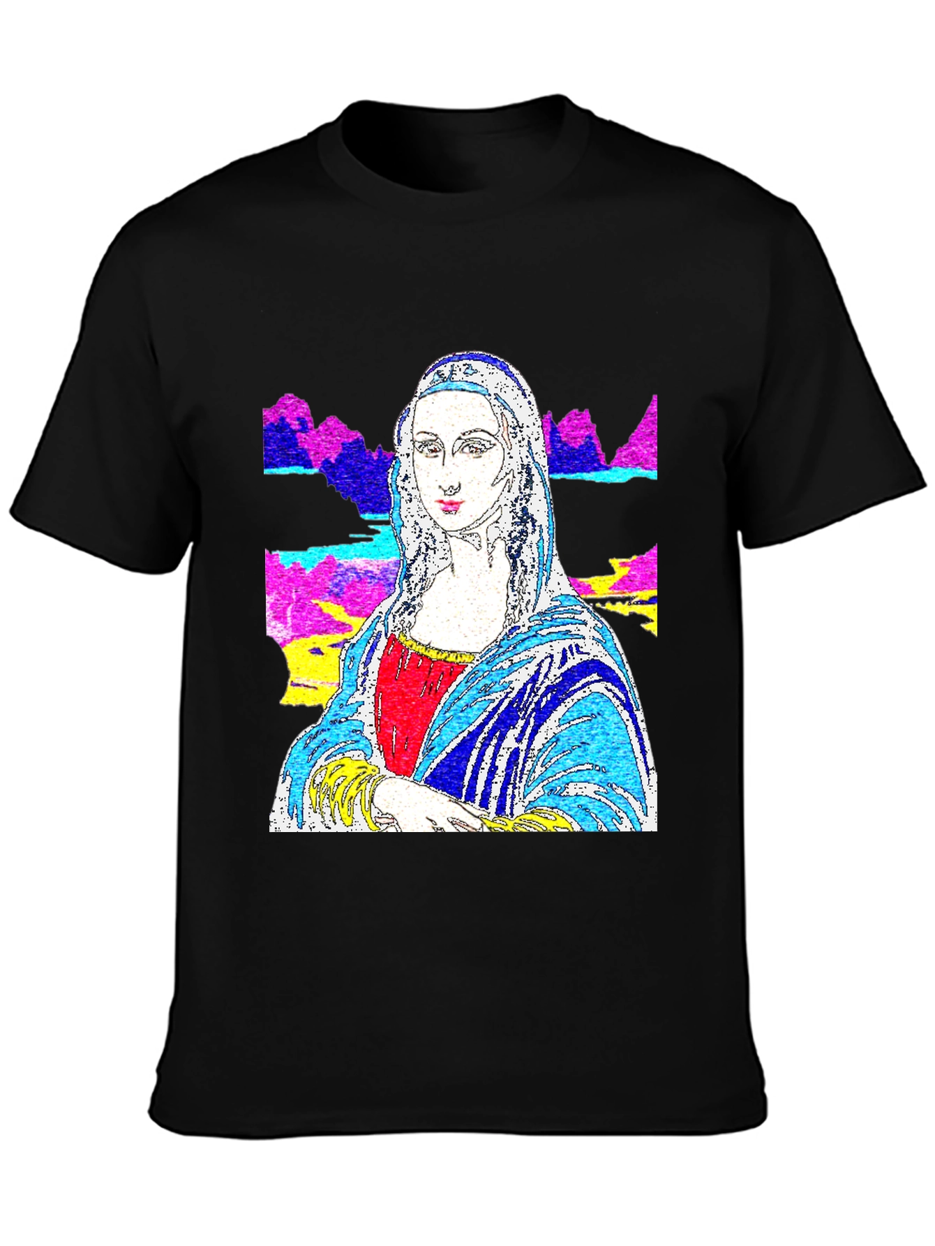 Mona Lisa Pop Art Graphic Tee