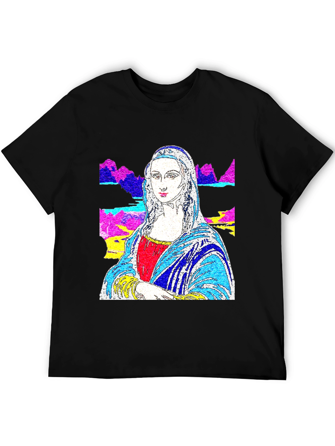Mona Lisa Pop Art Graphic Tee