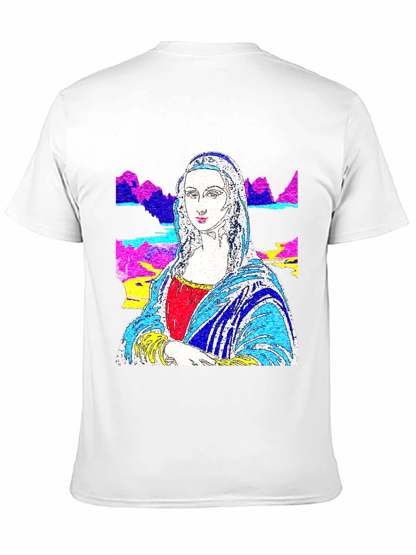 Mona Lisa Pop Art Graphic Tee