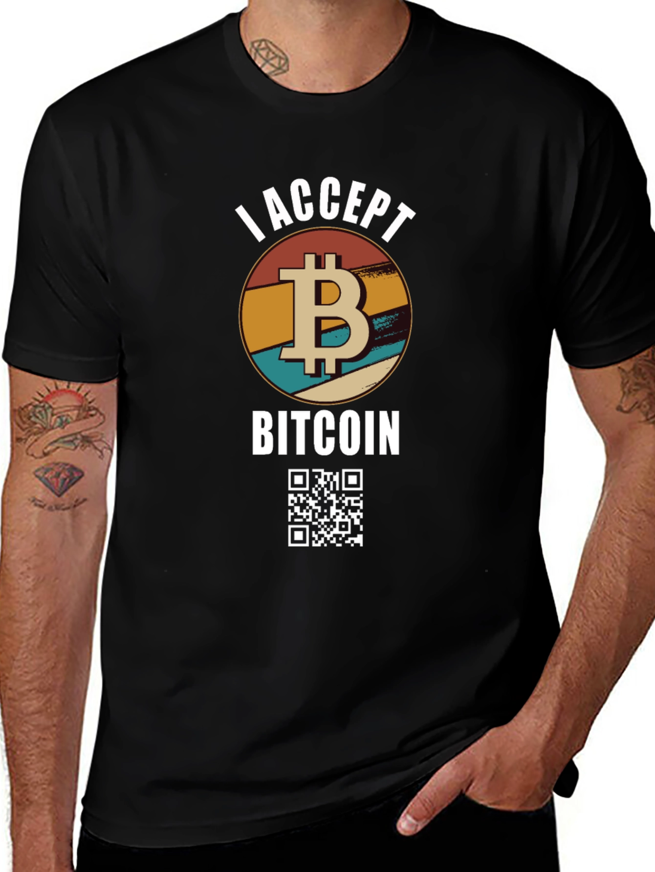 I Accept Bitcoin Crypto T-Shirt
