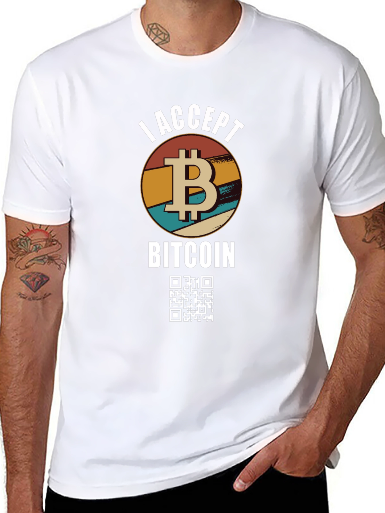 I Accept Bitcoin Crypto T-Shirt