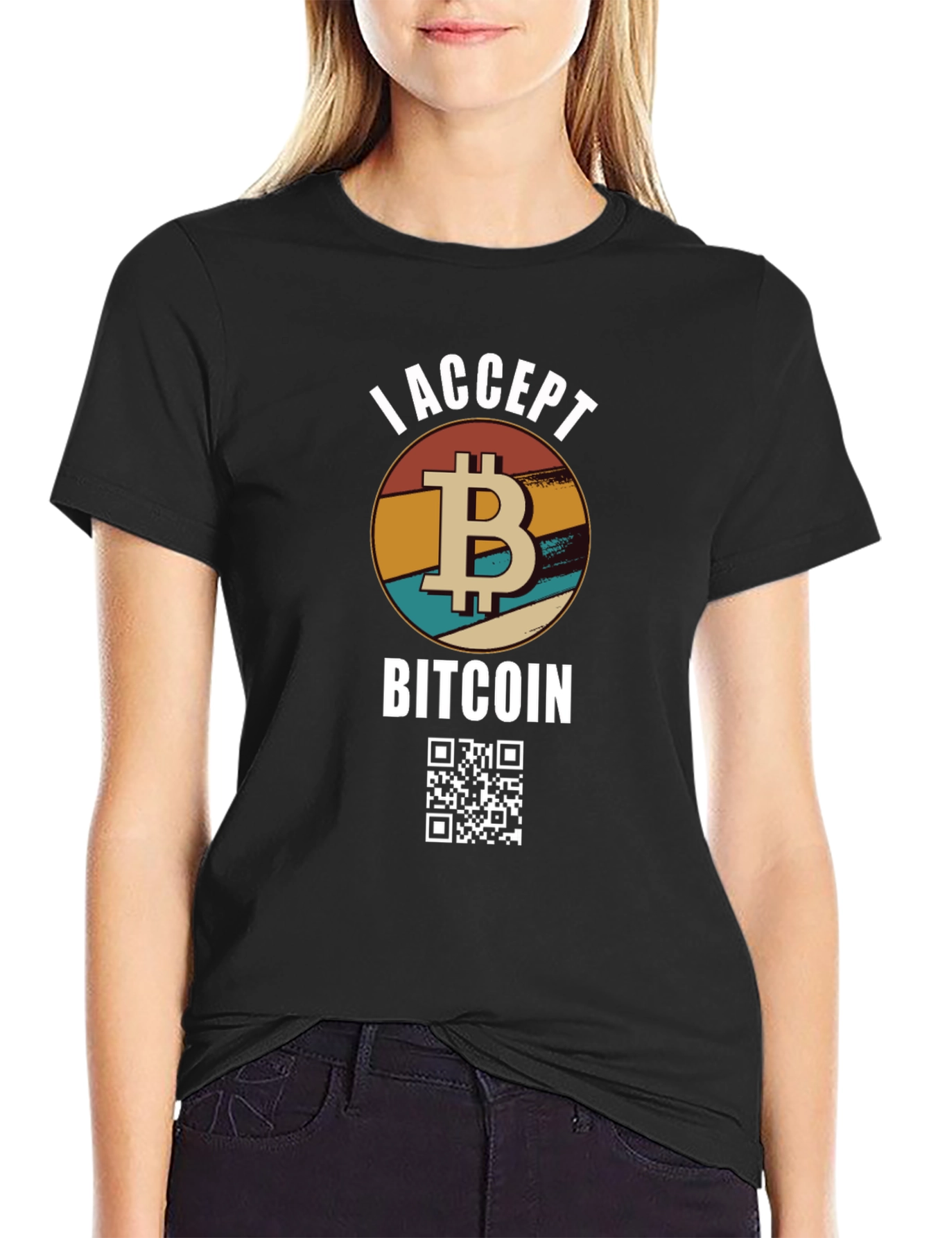 I Accept Bitcoin Crypto T-Shirt