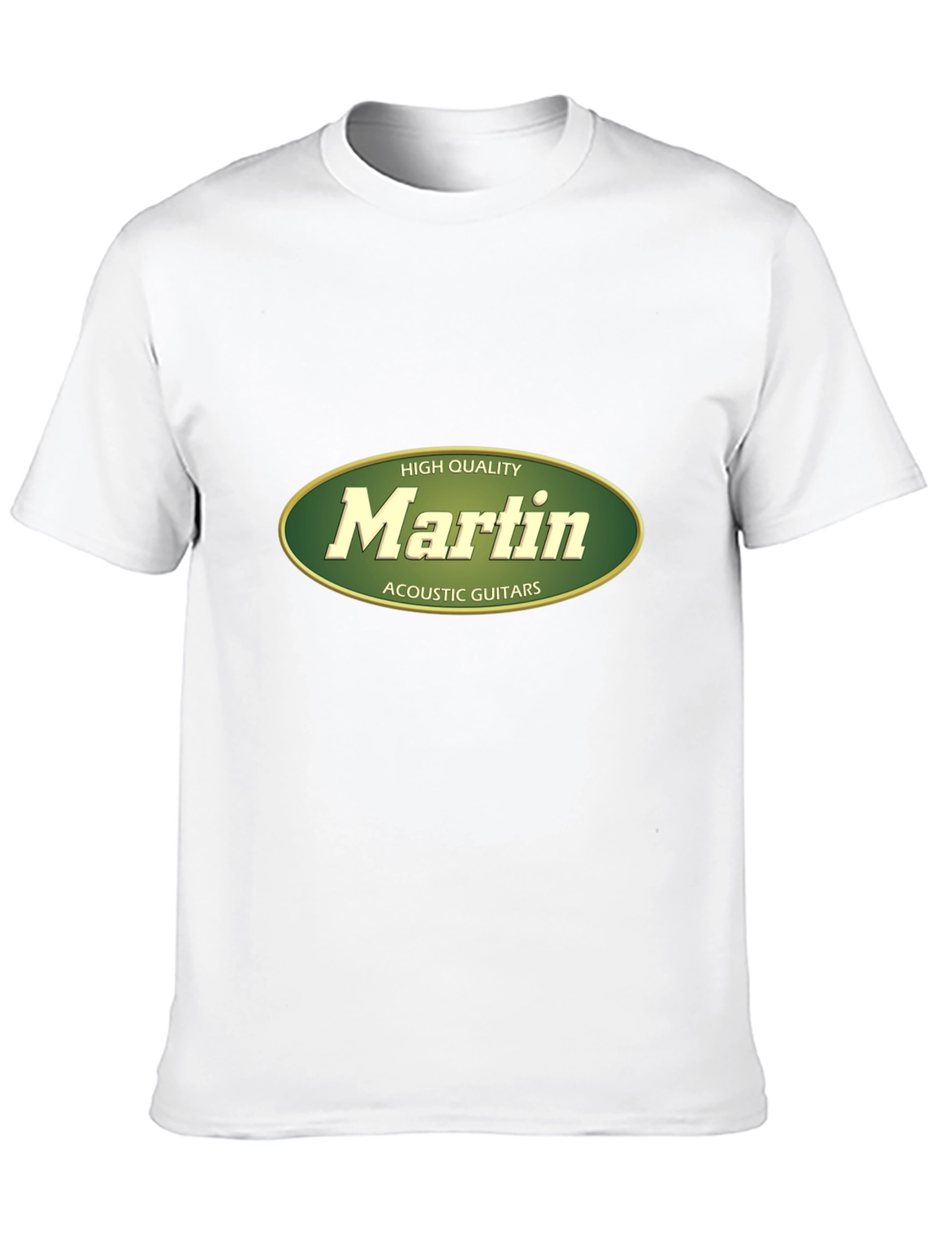 Martin Acoustic Guitars High Quality Black T-Shirt