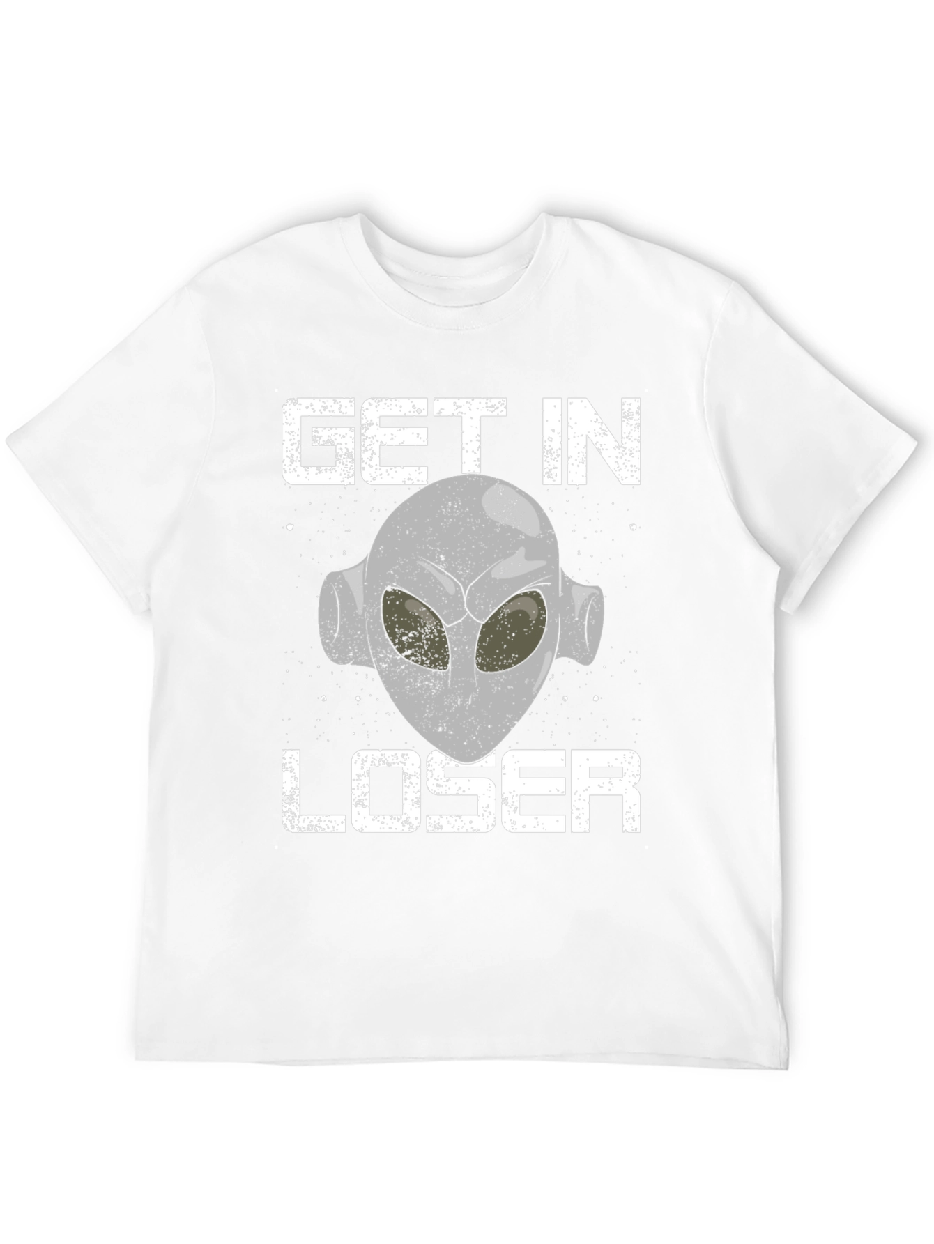 Get In Loser Alien T-Shirt - Black
