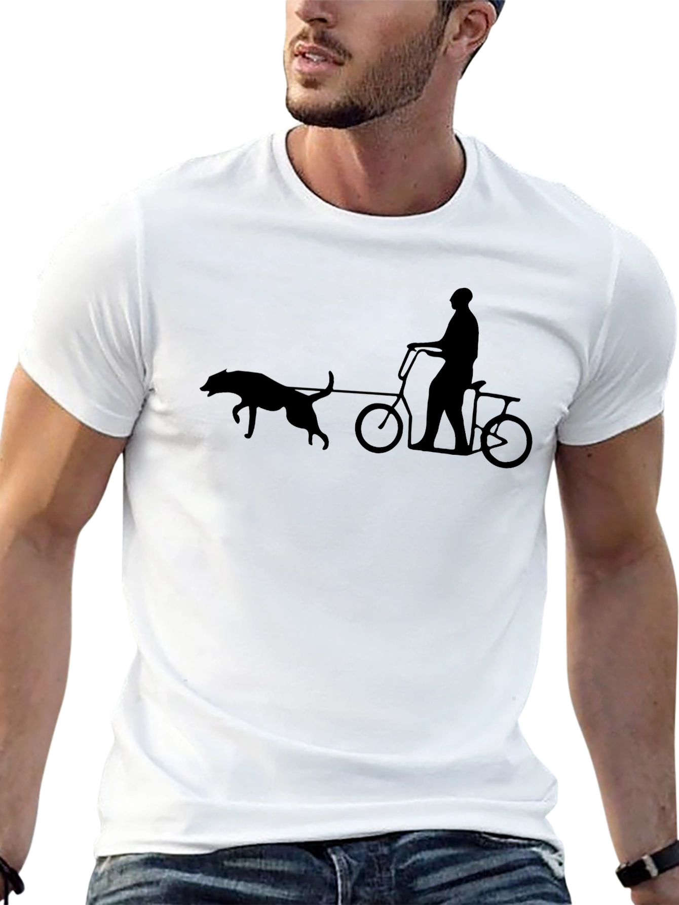 Dog Powered Bike T-Shirt