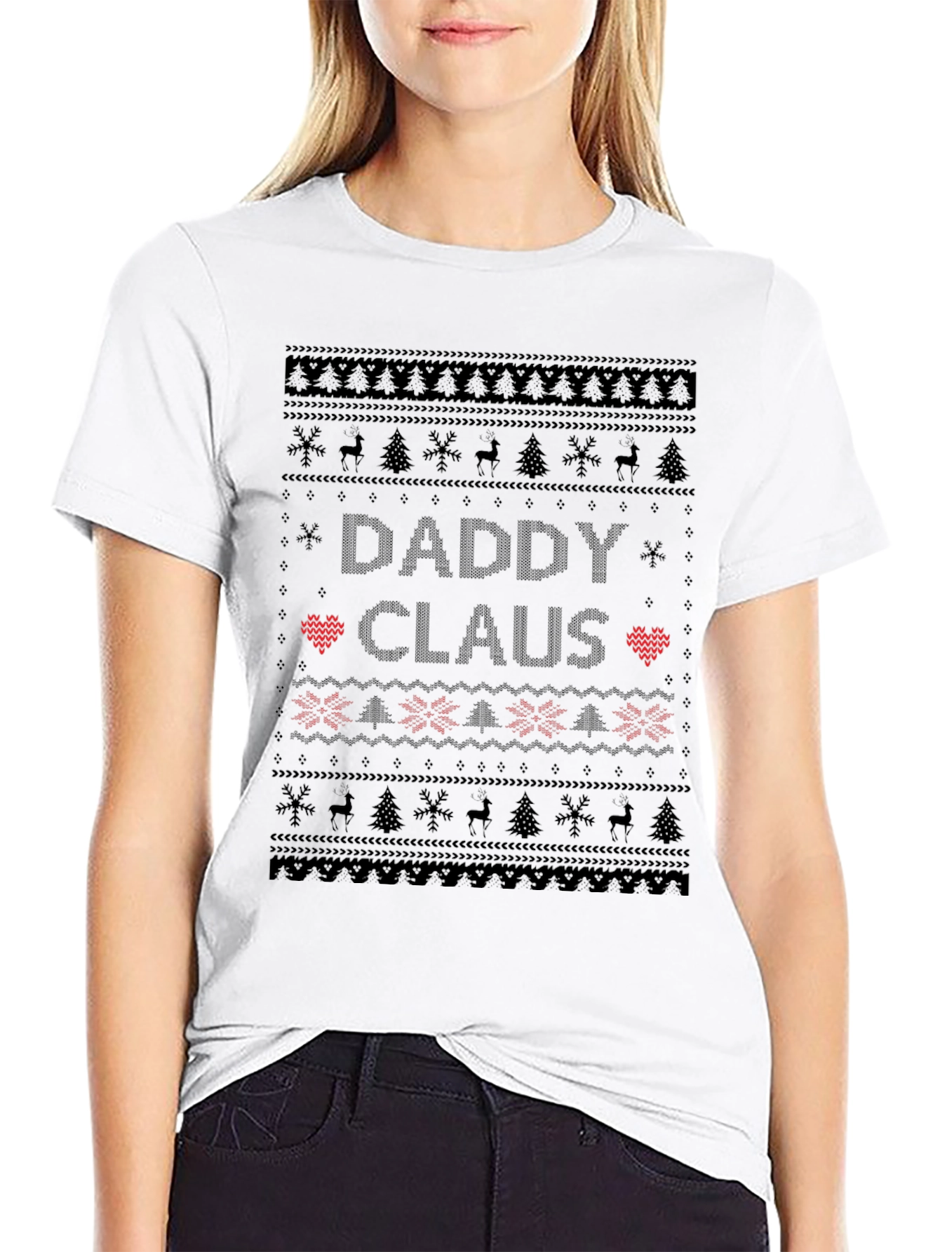 Daddy Claus Christmas Ugly Sweater T-Shirt