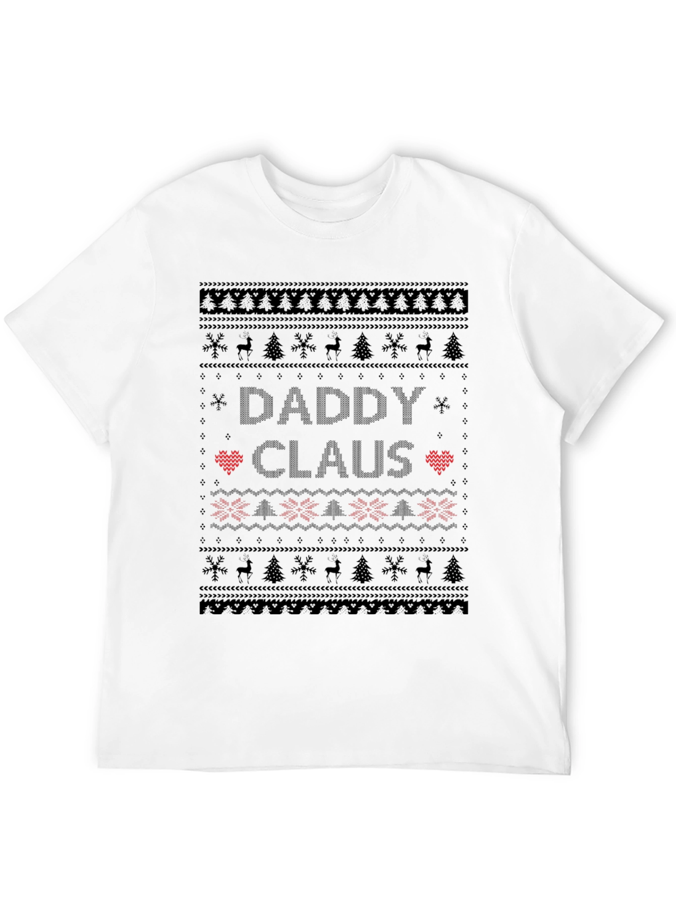 Daddy Claus Christmas Ugly Sweater T-Shirt