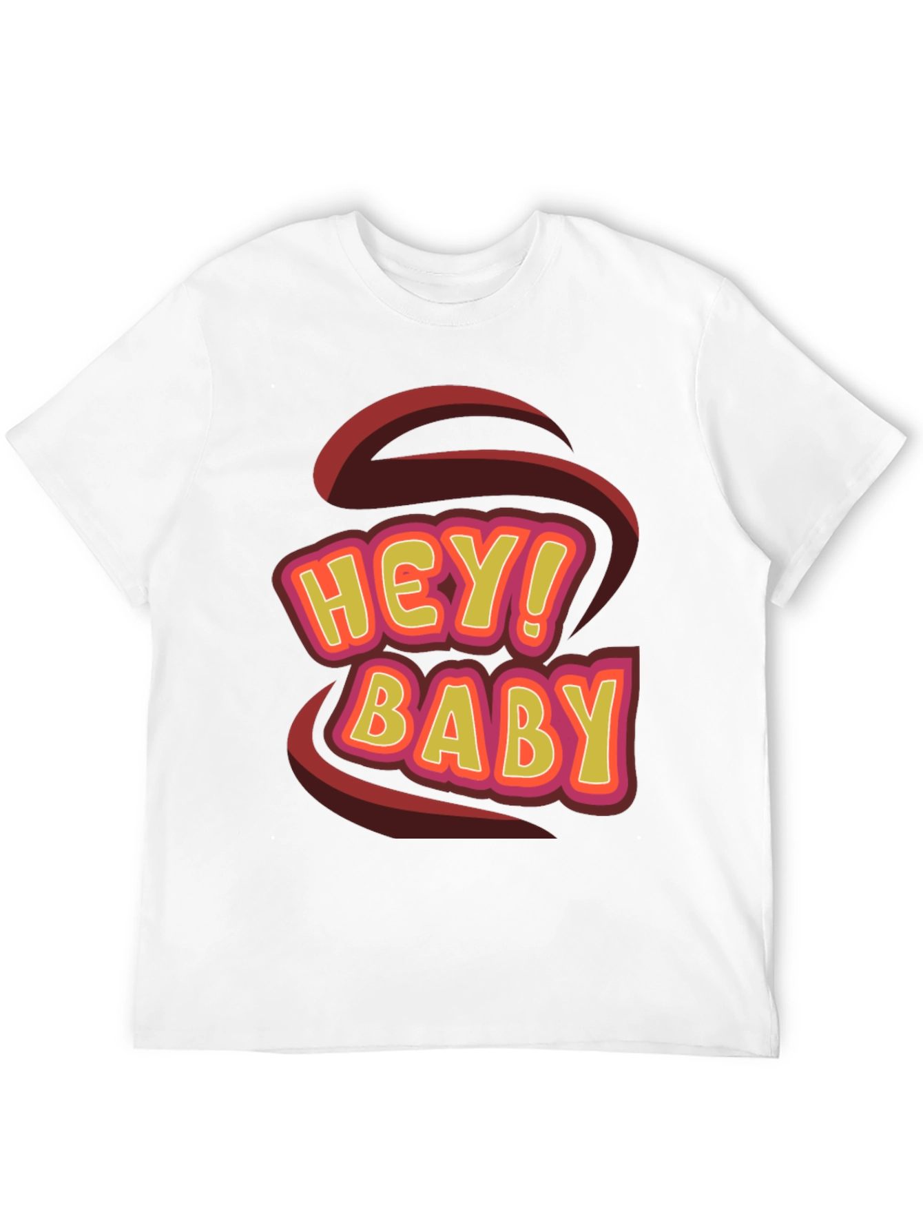 Hey! Baby Graphic T-Shirt - Fun Trendy Tee