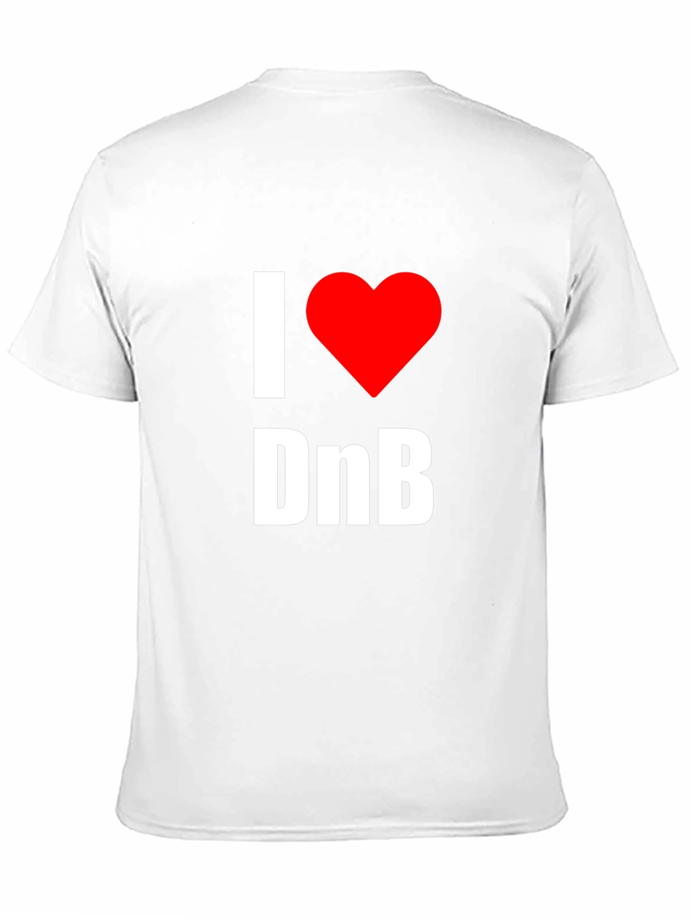 I Love DnB Graphic Tee - Music Lovers T-Shirt