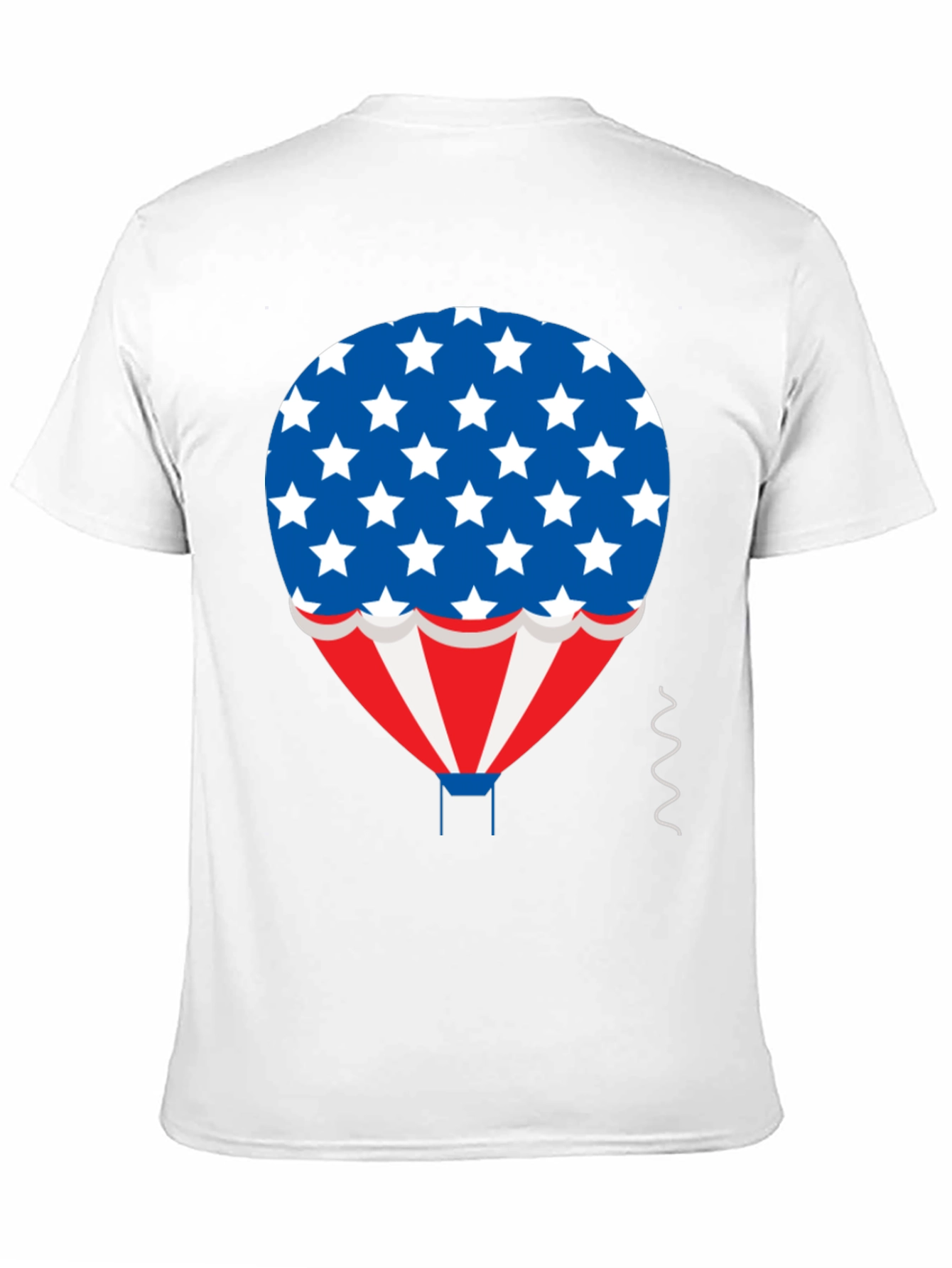 Patriotic Hot Air Balloon Graphic T-Shirt