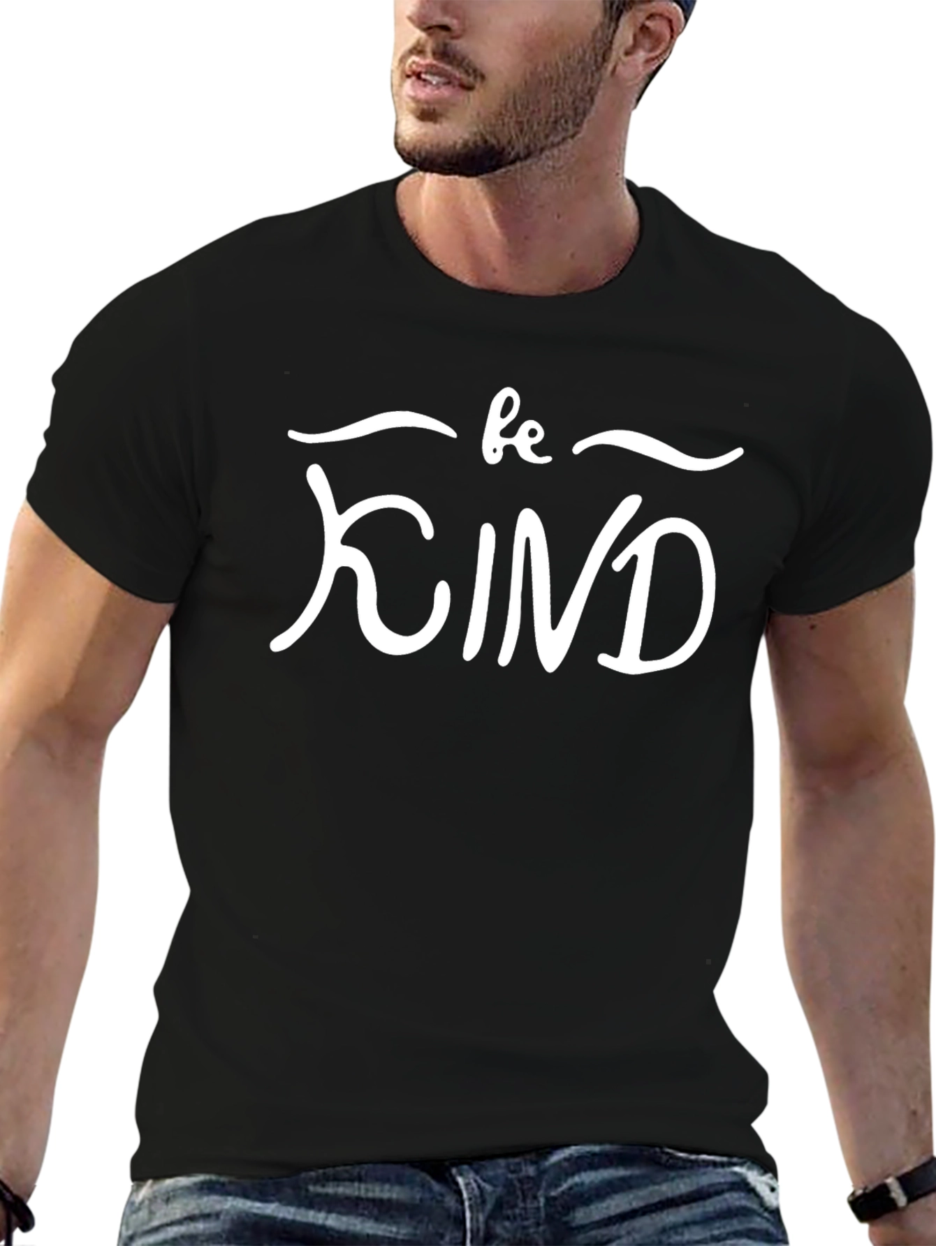 Be Kind Graphic Tee - Black Short Sleeve